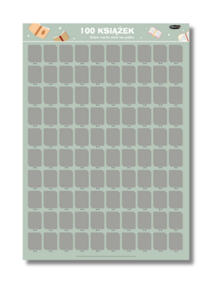 100 ksiazek ktore warto miec na polce. zdrapuj i odkrywaj co bedziesz czytac nastepne