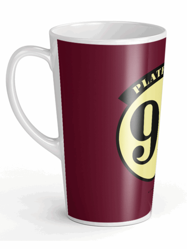 kubek ceramiczny XL do latte z motywem peronu z Harrego Pottera