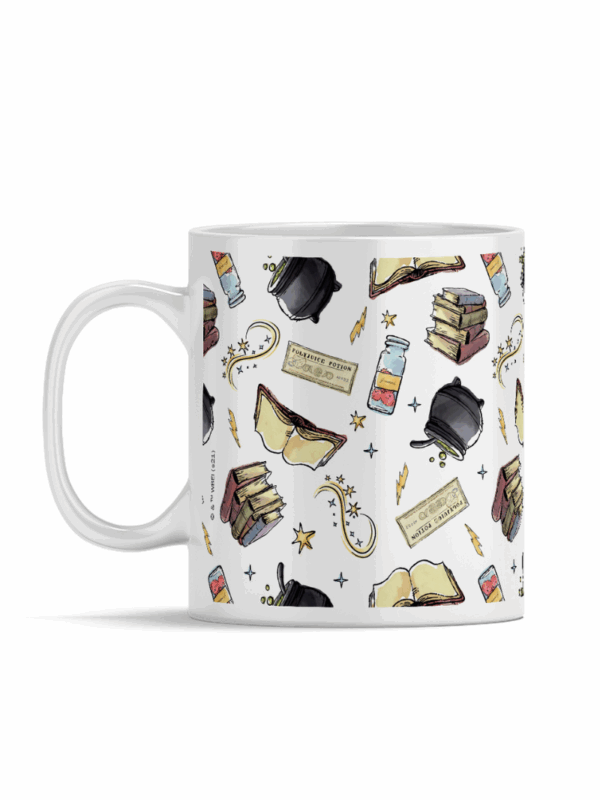 kubek magiczny z motywami z harrego pottera na licencji