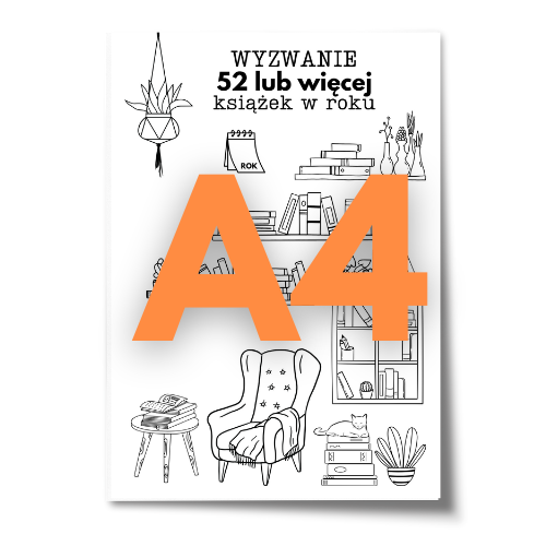 Plakat_a4_52książki (500 x 500 px) Plakat Wyzwanie 52 książki w roku