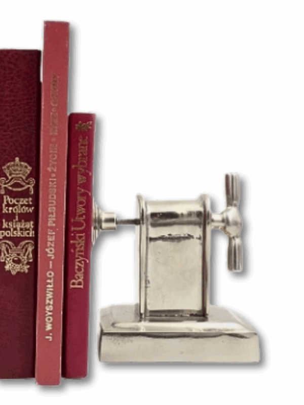 podpórki w kształcie prasy oryginalny dodatek do gabinetu