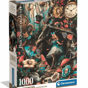 Puzzle Alicja w Krainie Czarów Clementoni 1000 elementów