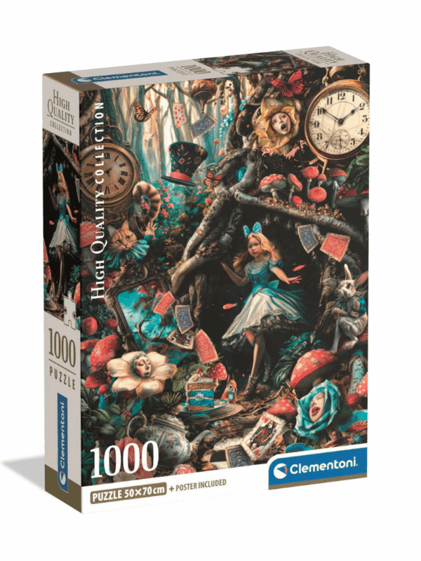 Puzzle Alicja w Krainie Czarów Clementoni 1000 elementów