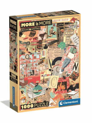 puzzle książki i czytanie Clementoni puzzle z motywem książkowym