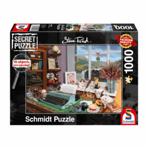 Secret Puzzle Na biurku Schmidt Puzzle 1000 elementów puzzle dla pisarza