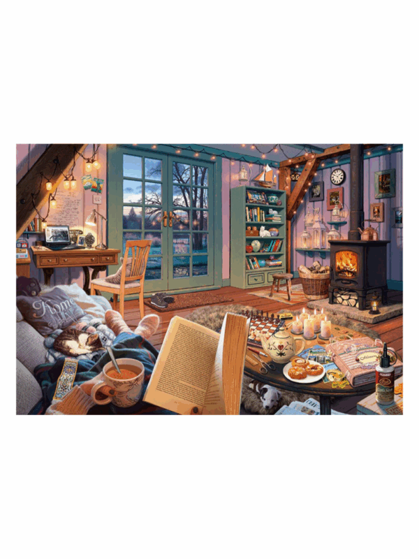 Puzzle z motywem czytania i książek. Puzzle Schmidt Przerwa urlopowa