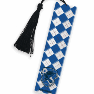 Zakładka do książki dla fanów Harrego Pottera i Ravenclaw niebieska zakładka