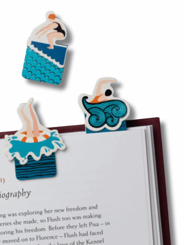 zakładki magnetyczne pływanie idealne zakładki na lato