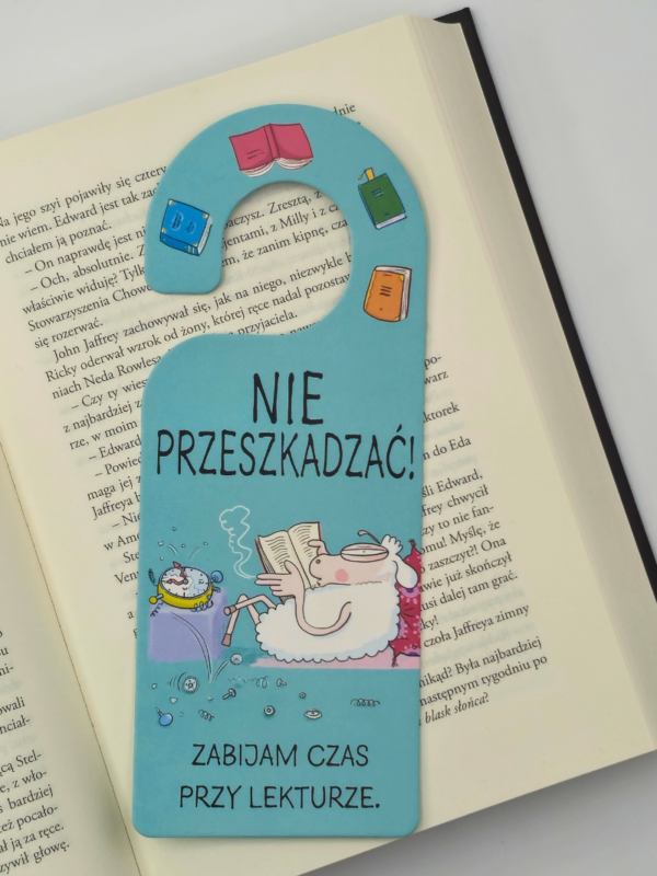 zawieszka na drzwi dla bibliotekarza
