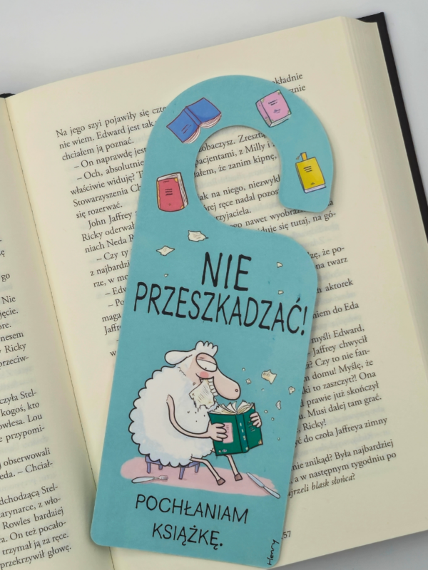 zawieszka na drzwi dla miłośnika książek