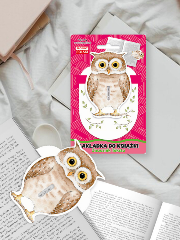 znacznik zakładka sowa