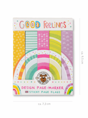 zestaw zakładek indeksujących samoprzylepnych kolorowych