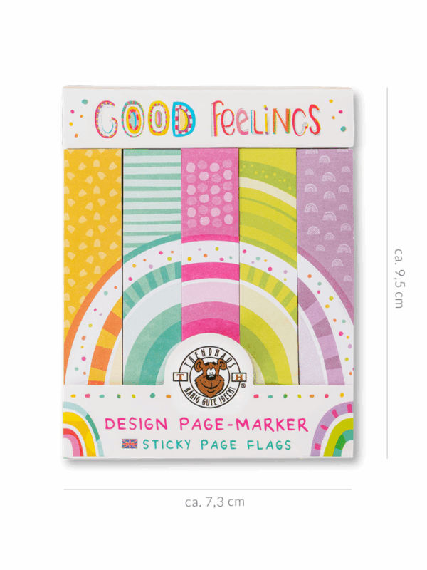 zestaw zakładek indeksujących samoprzylepnych kolorowych