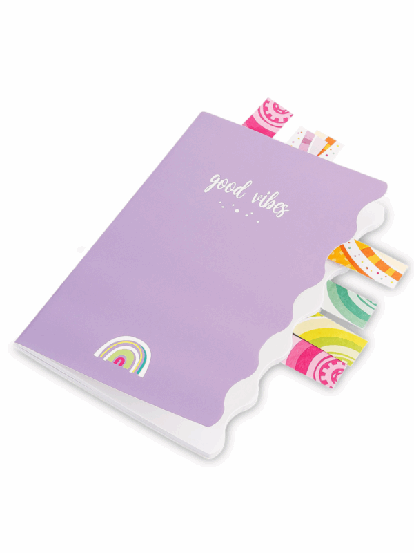 zestaw znaczników kolorowych samoprzylepnych do książek