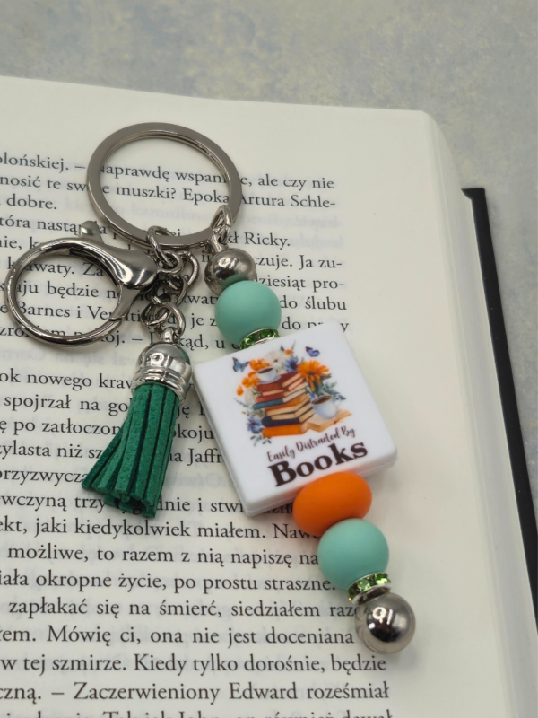 prezent dla książkoluba zawieszka brelok