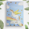 karnet B6 kartka okolicznościowa z jednorożcem, pegazem