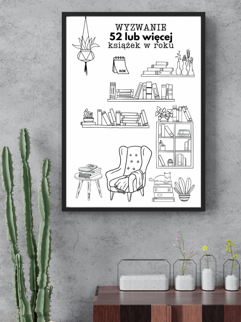 wyzwanie czytelnicze jedna książka tygodniowo 52 książki w roku