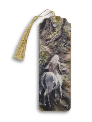 zakładka do książki handmade z serii magiczne stworzenia z białym centaurem