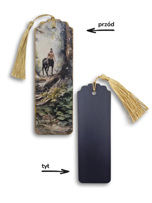 zakładka ręcznie wykonana z centaurem
