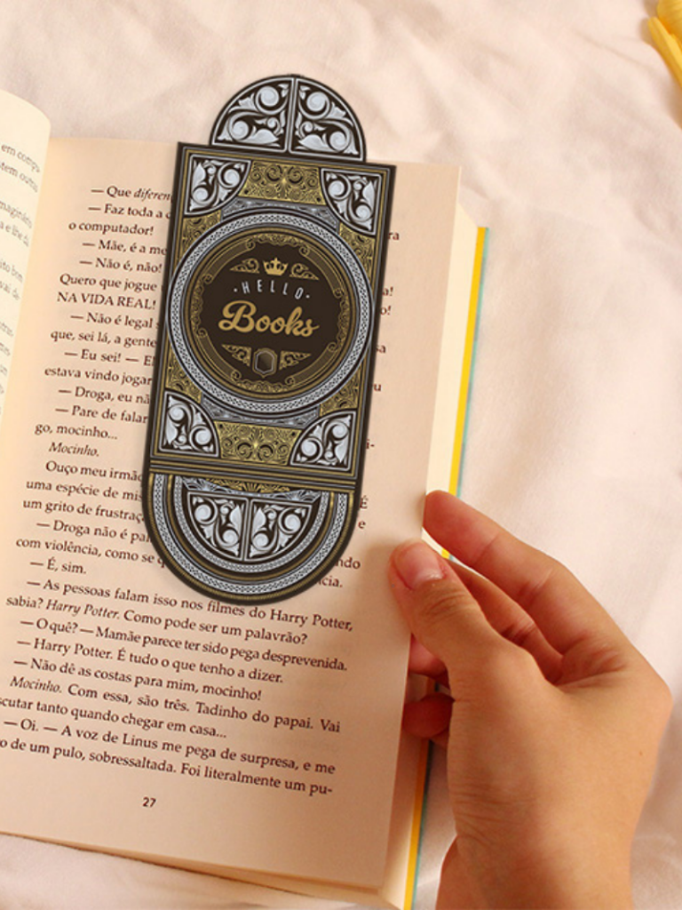 zakładka do książki magnetyczna vintage