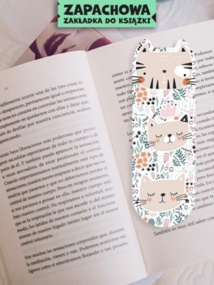 Zakładka zapachowa ze słodkimi kotkami dla miłośników kotów