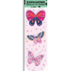 zakładka pachnąca motyle na różowym tle