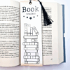 zakładka Booktracker w klimacie vintage idealny prezent dla fana czytania i książek