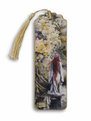 zakładka ze słowiańską rusałką wychodzącą z wody