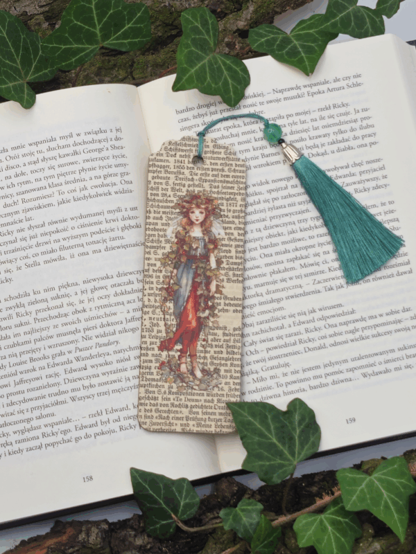 zakładka ze słowiańską leśną nimfą wiłą Świętosławą