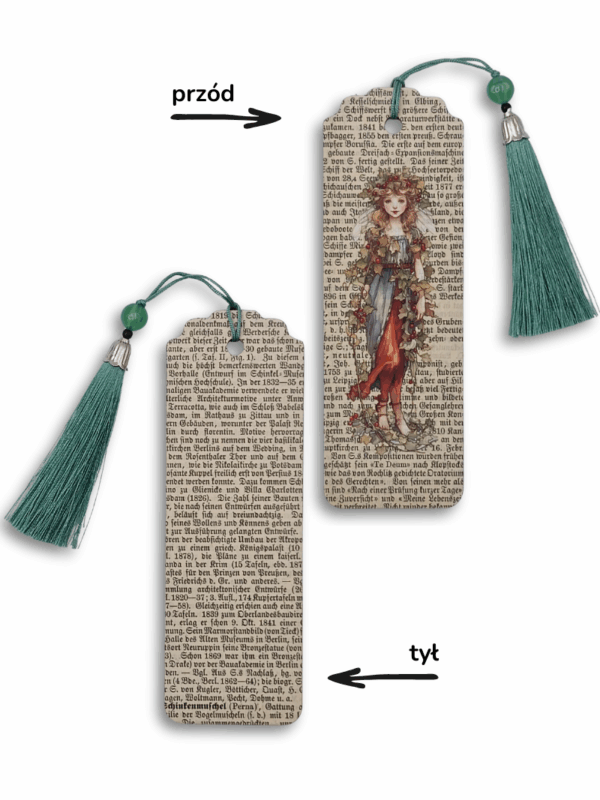 zakładka handmade z serii bóstwa słowiańskie wiła