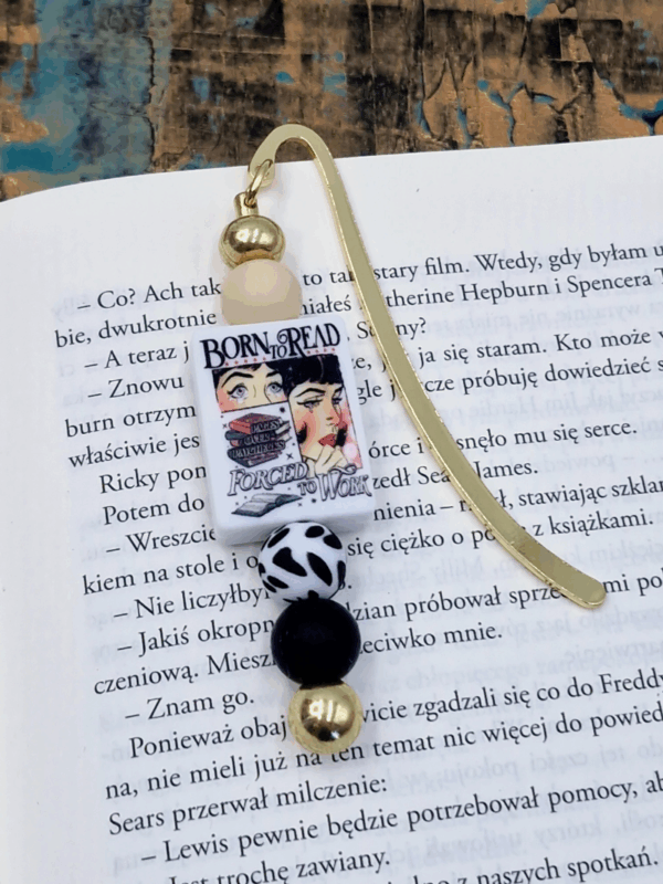 zakładka do książki oryginalna z zabawnym tekstem dla miłośnika czytania