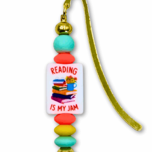 kolorowa neonowa zakładka do książki dla miłośniczki książek i czytania