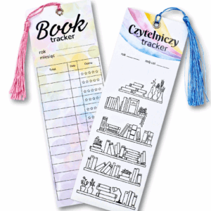 zestaw kolorowych zakładek do zaznaczania i zapisywania przeczytanych książek do zaznaczania swoich postępów czytelniczych