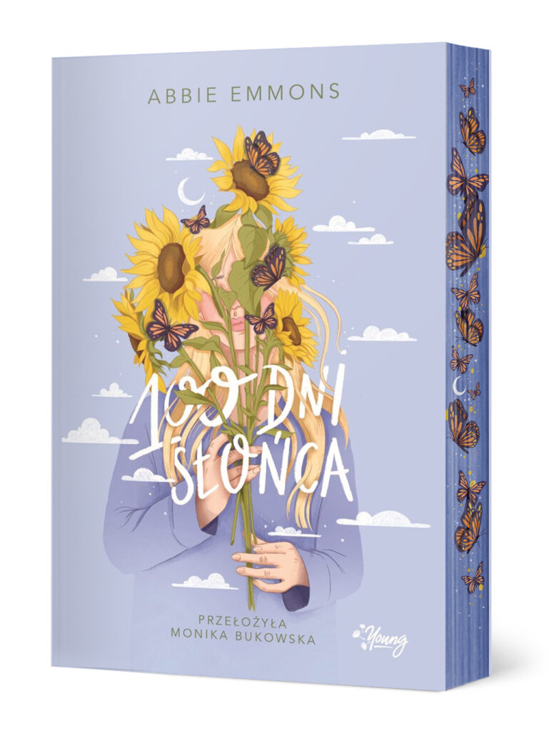 okładka książki 100 dni słońca – Abbie Emmons książka dla nastolatków, którzy w książkach szukają emocji – i odnajdują siebie