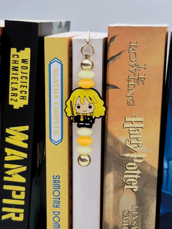 zakładka do książki świecąca w ciemności szkoła magii inspirowana HP