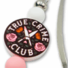zakładka do książki na prezent z napisem true crime club