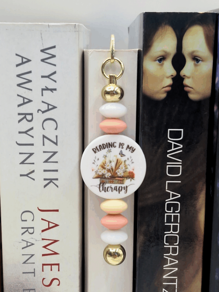 zakładka metalowa ozdobna biżuteria do biblioteczki do książki dla miłośniczek książek i czytania fanek literatury