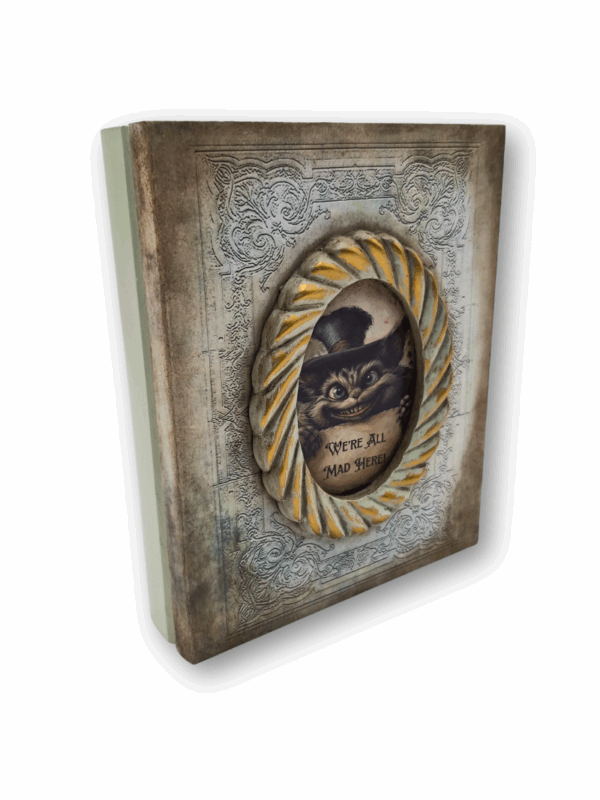 prezent dla miłośnika książek, dla nauczycielki z dowcipem, unikatowa szkatułka na skarby