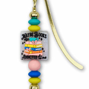 zakładka do książki dla książkary z zabawnym tekstem na prezent kolorowa zakładka