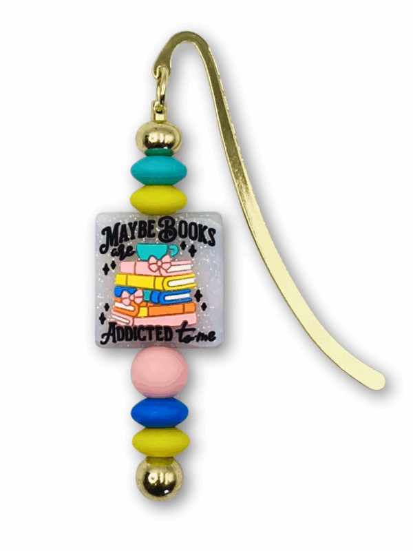 zakładka do książki dla książkary z zabawnym tekstem na prezent kolorowa zakładka