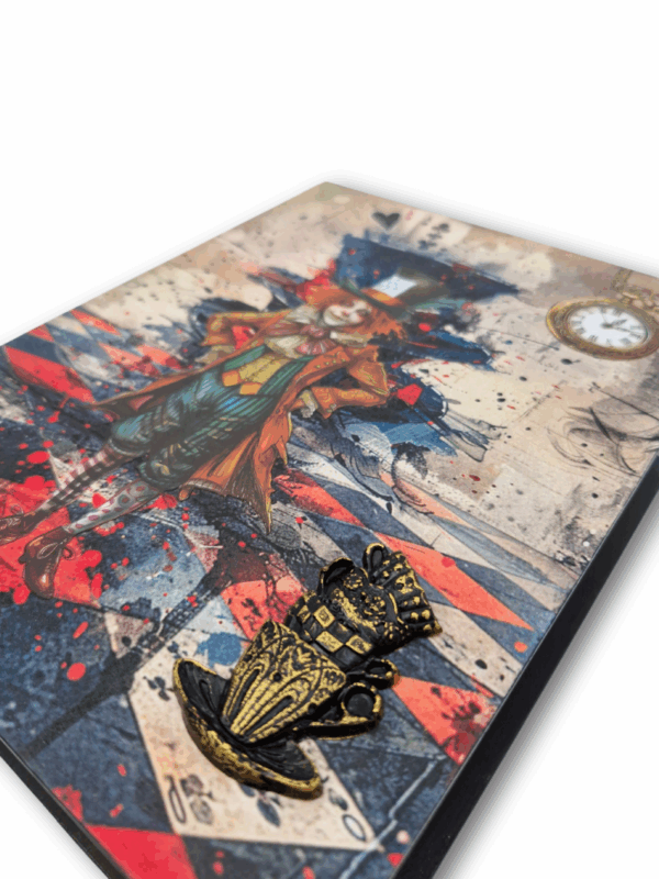 herbatka u kapelusznika Alicja w Krainie Czarów dekoracyjne pudełko rękodzieło