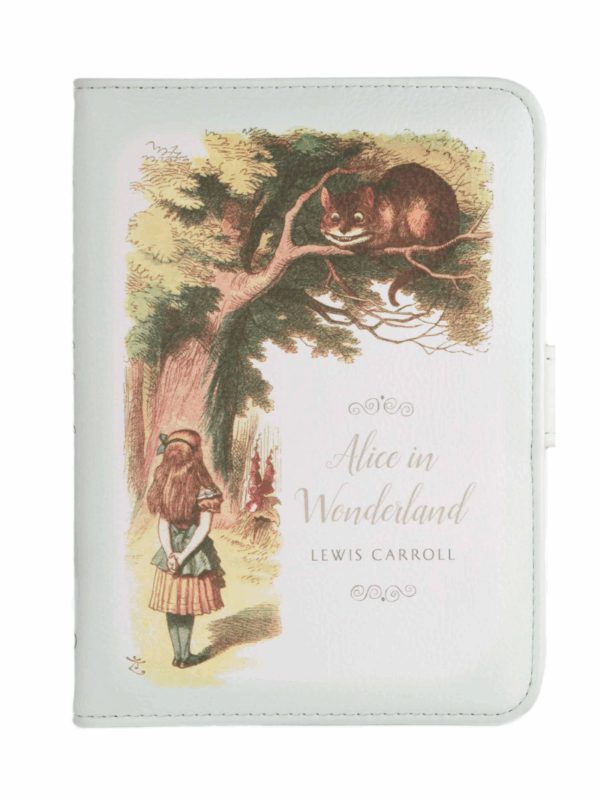 etui na kindla czytnik e-booków z motywem alicji z krainy czarów