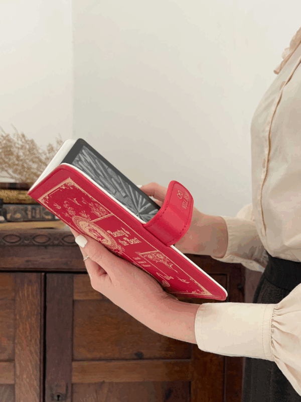 etui do czytnika ebooków w kolorze czerwonym