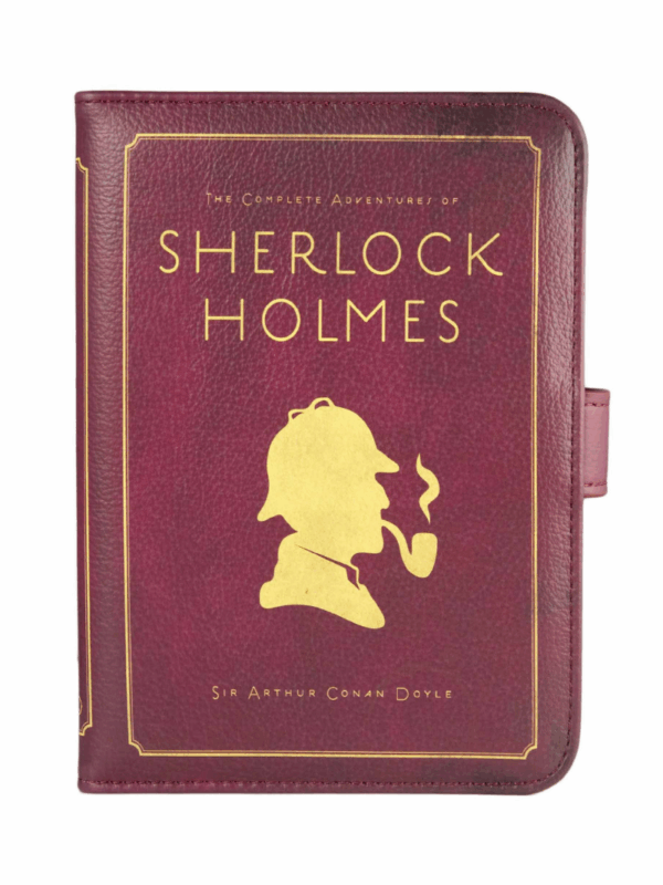 skórzane etui na czytnik ebooków Sherlock Holmes uniwersalne kindle kobo sony