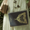 torebka w stylu vintage dark akademy torebka na ramię torebka na pasku torebka w kształcie książki