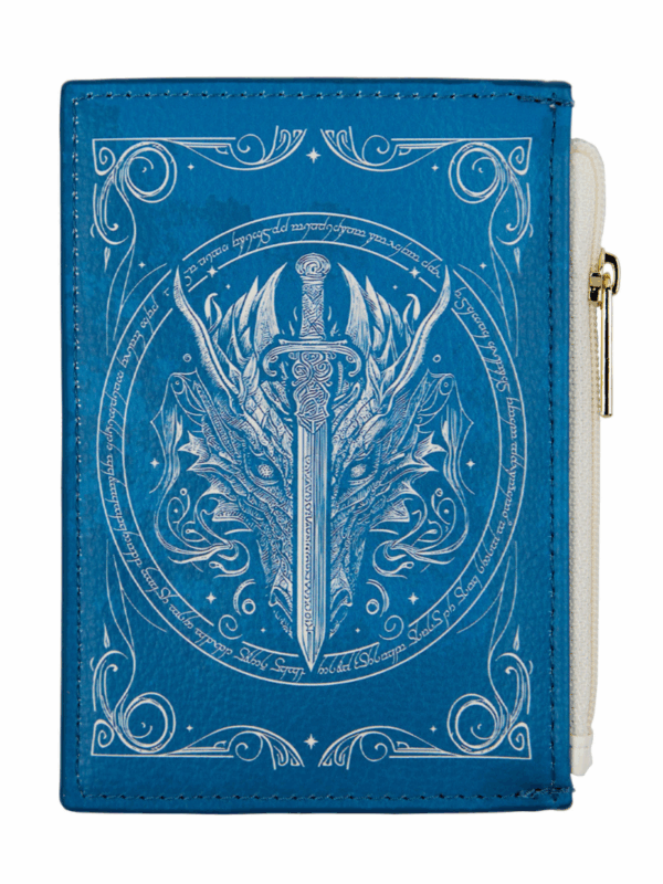 mały portfel do torebki albo kieszeni na karty i monety smoki magia fantasy