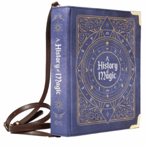 torebka w kształcie książki historia magii dla miłośniczek magii czarodziejek i czarownic dla miłośniczek czytania i zaklęć
