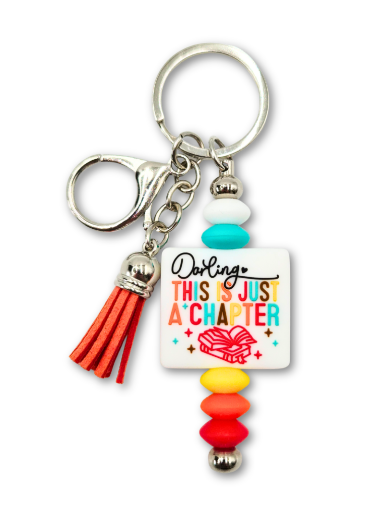 breloczek bag charm dla miłośniczki książek