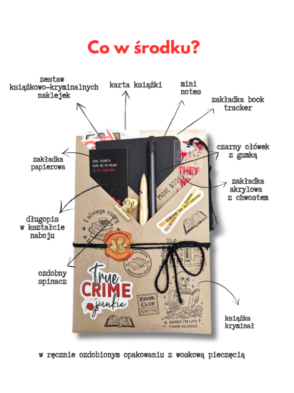 co znajduje się w zestawie mystery book jesień z kryminałem od bookgap.pl