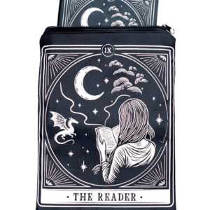 etui ochraniacz na książkę torba na książkę czytelnik the reader magia tarot księżyc